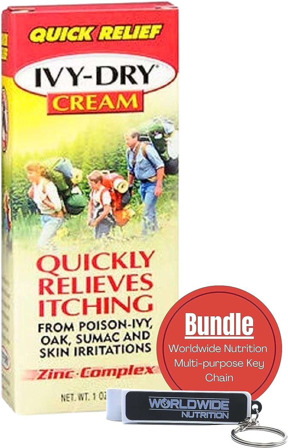 IvyDry Cream Relieves Itching from Poison Ivy, Oak, Sumac, and Skin