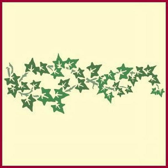 Ivy Garland 1 Stencil - Herb Flower Floral Arrangements Bouquet Border Colonial Romantic DIY Vase Pitcher Decor Painting Gifts Crafts Laser Cut Mylar Reusable Templates - The Artful Stencil