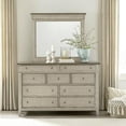 thumbnail image 1 of Ivy Hollow Dresser & Mirror in Weathered Linen, 1 of 3