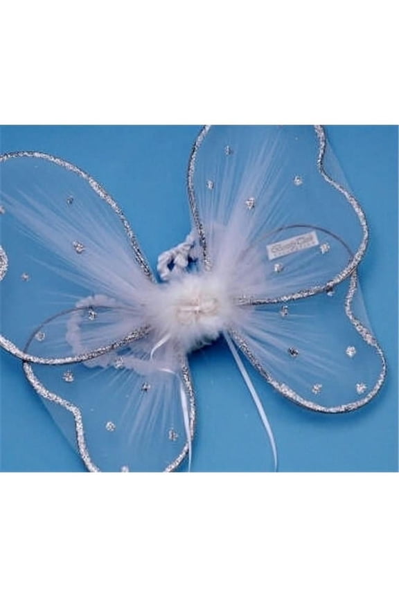 21ZPW Dog Wings Wedding Ring Holder in White