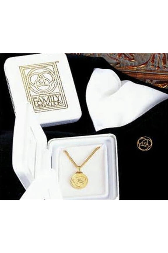 23A Gold Family Medallion