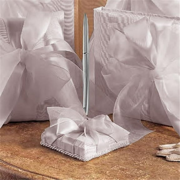 Ivy Lane Design 38CX Tres Beau Pen Holder - White with Silver Pen