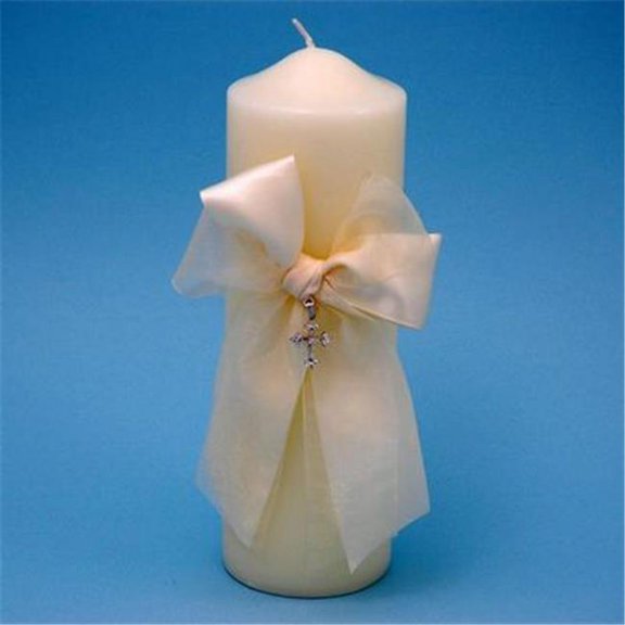 Ivy Lane Design 38PIT Grace Pillar Candle in Ivory