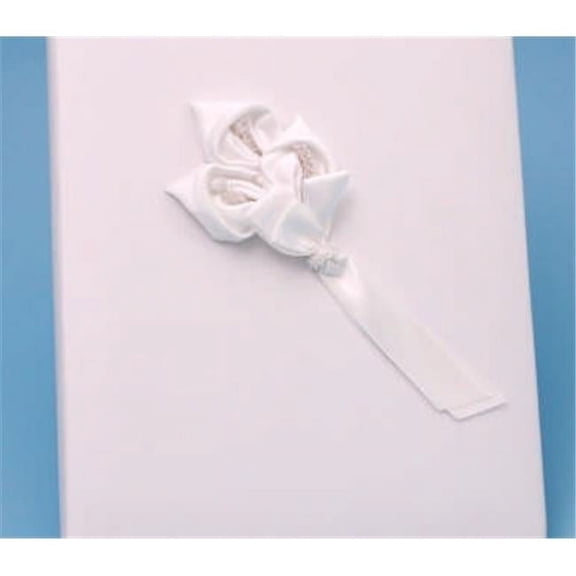 Ivy Lane Design A01075MB/WHT Calla Lily Memory Book - White