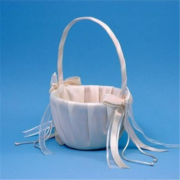 Ivy Lane Design A01115FB/IVO Simplicity Flower Girl Basket - Ivory