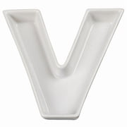 Ivy Lane Design Letter Dish Letter V
