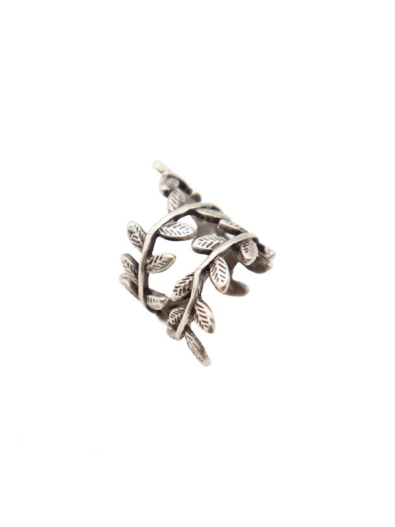 Ivy Olive Leaf Ring