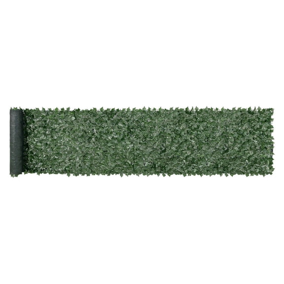 Ivy Privacy Fence 39x198in, Artificial Green Wall Screen, Faux Ivy Hedge for Outdoor Garden, Balcony, Yard Decoration, Realistic Vine Leaf Privacy Fence
