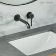 thumbnail image 1 of Ivy Single-Handle Wall Mount Bathroom Faucet in Matte Black, 1 of 12