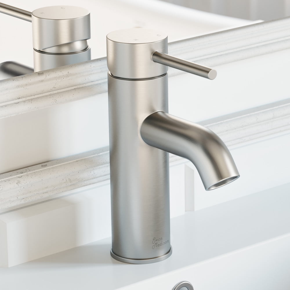 Ivy Brushed Nickel Single-Handle Bathroom Faucet