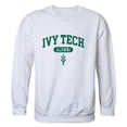 thumbnail image 1 of Ivy Tech Community College Alumni Fleece Pullover Crewneck Sweatshirt, White - Small, 1 of 1