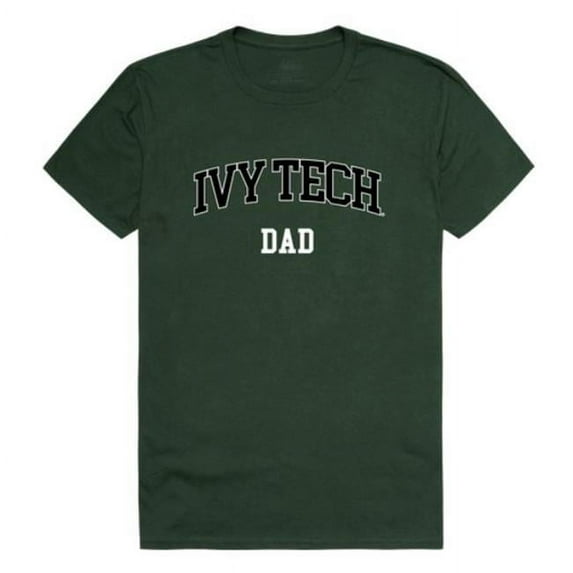 Ivy Tech Community College Dad T-Shirt, Forest Green - Medium