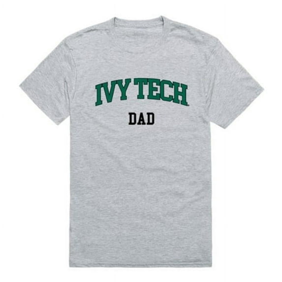 Ivy Tech Community College Dad T-Shirt, Heather Grey - Extra Large