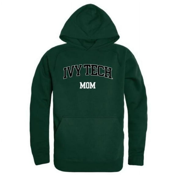 Ivy Tech Community College Mom Hoodie, Forest Green - Extra Large