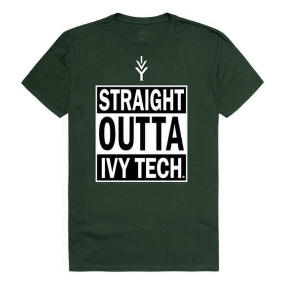 Ivy Tech Community College Straight Outta T-Shirt, Forest Green - 2XL