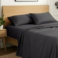 thumbnail image 1 of Ivy Union Microfiber Sheet Set - 4-Pieces - Breathable - Deep Pocket, King, Forged Iron Gray, 1 of 10