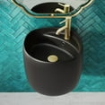 thumbnail image 1 of Ivy Wall-Mount Sink in Matte Black, 1 of 11