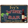 thumbnail image 1 of Ivy's Green Wine Bar Wall Décor Kitchen Gift 12x18 Metal 112180043029, 1 of 1