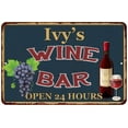 thumbnail image 1 of Ivy's Green Wine Bar Wall Decor Kitchen Gift 8x12 Metal 108120043029, 1 of 1