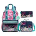 thumbnail image 1 of IvyH 17" Backpack Sequins Love Waterproof Bag with Lunch Bags Pencil Case, 1 of 11