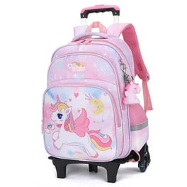lvyH Kids Rolling Backpack Waterproof Bookbags with Handle Trolley Luggage for School and Travel Walmart