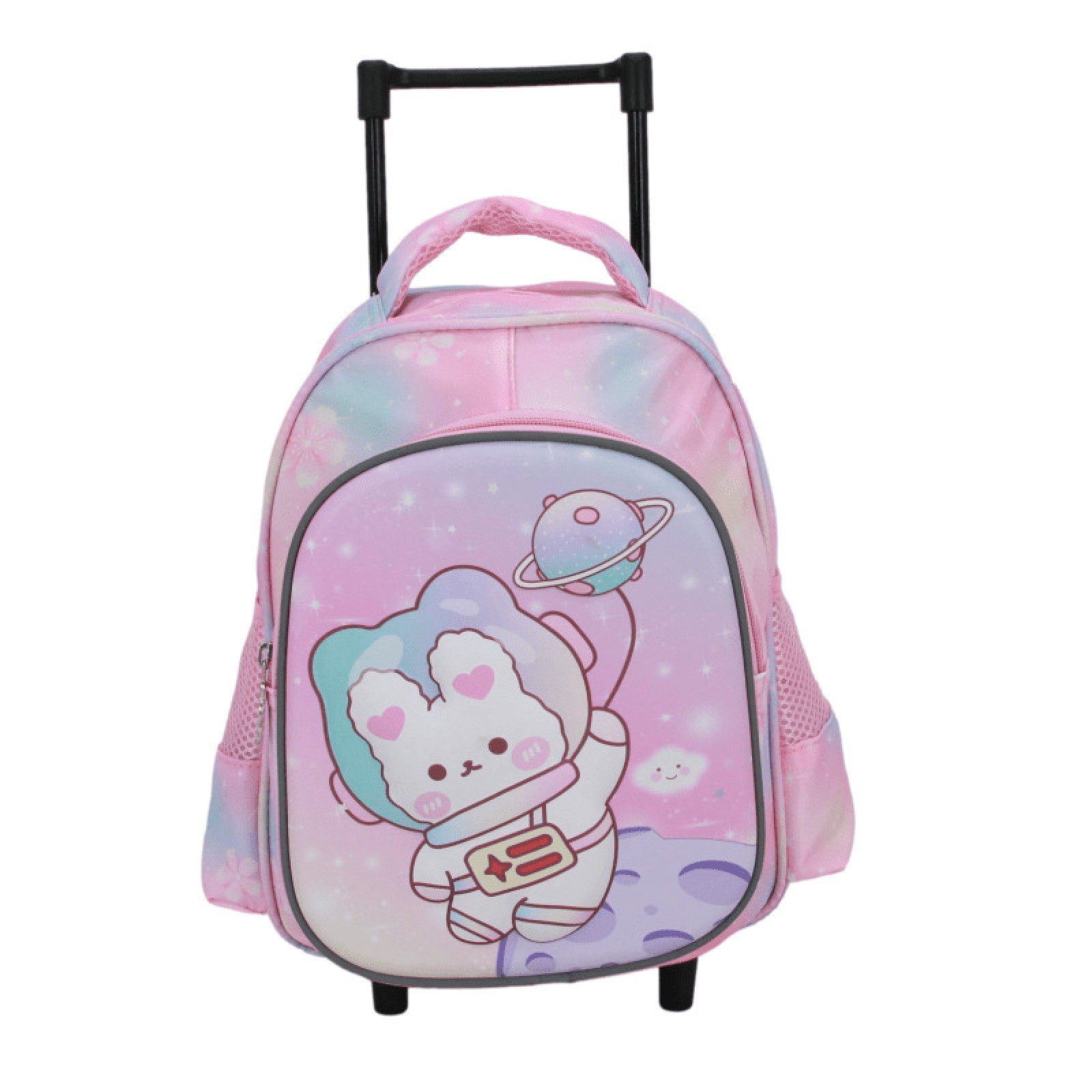IvyH Kids Rolling Backpack,Toddler Cute Cartoon Rolling Bookbags
