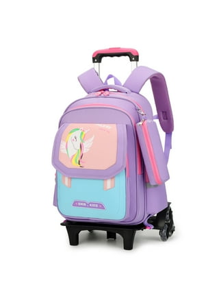 Unicorn ombre shaky rolling backpack cheap