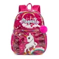thumbnail image 1 of IvyH Kids Transparent Backpack,Clear Backpacks See Through PVC Unicorn Bookbag Security Travel School Bags for Girls Boys,Pink Unicorn, 1 of 7