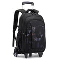 thumbnail image 1 of IvyH Rolling Backpack Wheeled Backpack 6 Wheels School Bag, Dark Blue, 1 of 5