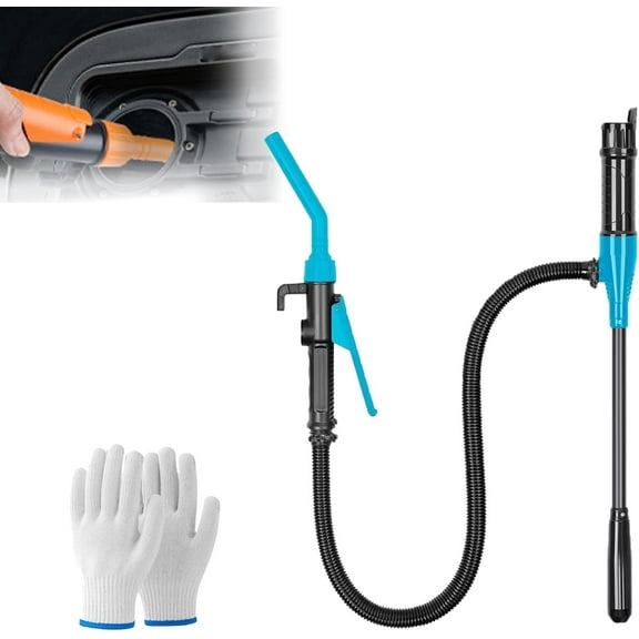 Ivyever Gas Pump, Portable Power Battery Pump, Fuel Transfer Pump, Fuel Transfer Pump Battery Powered, Easy to Use Hand Fuel Pump Portable Battery Pump for Gas, Fuel, Diesel, Water