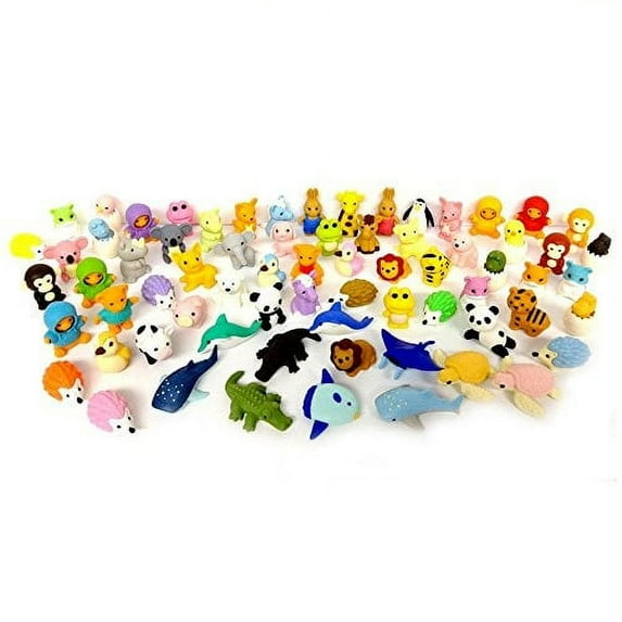Iwako Erasers Animal Overstock Pack of 20