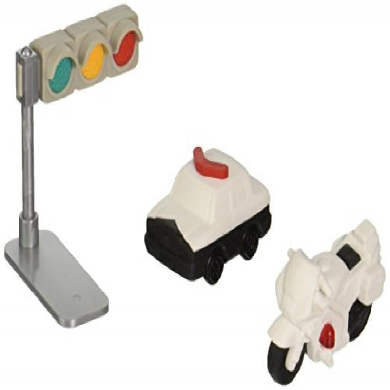 Iwako: Police Car, Traffic Light & Motocycle Set of 3
