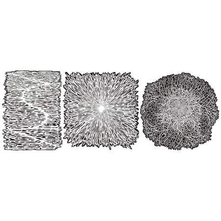 Iwata Artool Freehand Template - Mini, Set of 3, Texture FX2