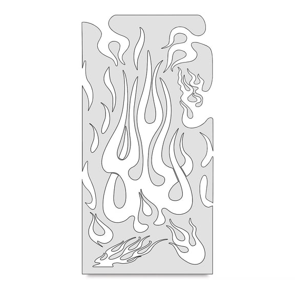 Iwata Artool Freehand Template - Flame Master the Medium