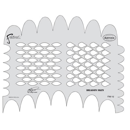 Iwata Artool Freehand Template - Kustom FX II Dragon Skin