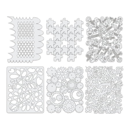 Iwata Artool Freehand Template - Set of 6, Kustom FX II Mini