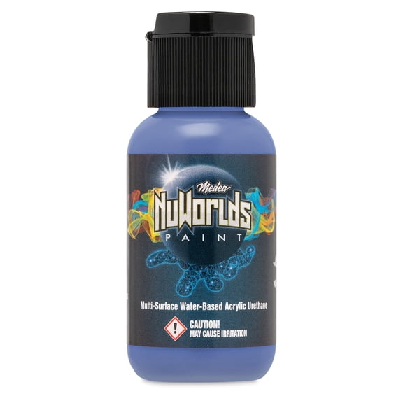 Iwata Medea NuWorlds Airbrush Paints - Opaque Light Blue, 1 oz