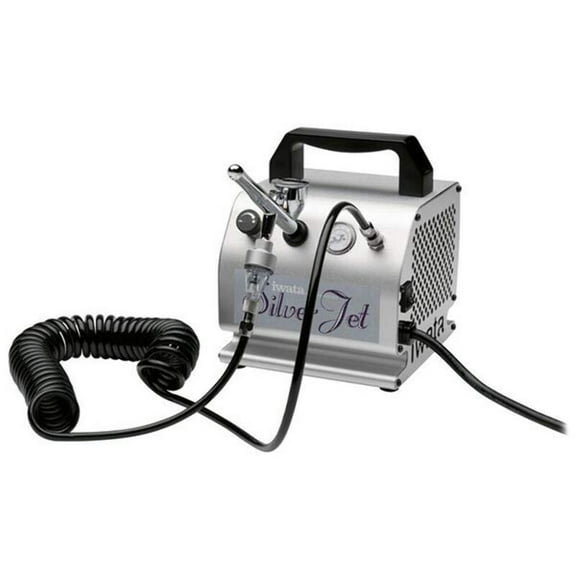 Iwata-Medea Studio Series Silver Jet Single Piston Air Compressor