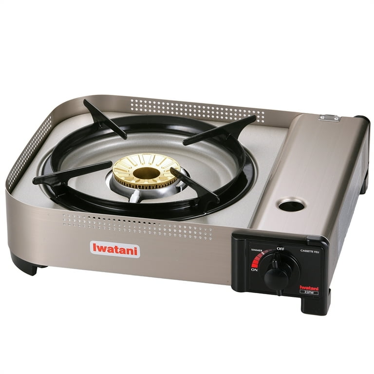 Iwatani 35FW Portable Single Burner Butane Stove, Medium