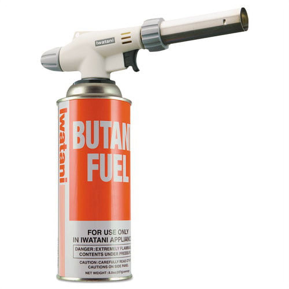 Iwatani HighQuality NonClogging Butane Fuel Can with Rim Vent Release
