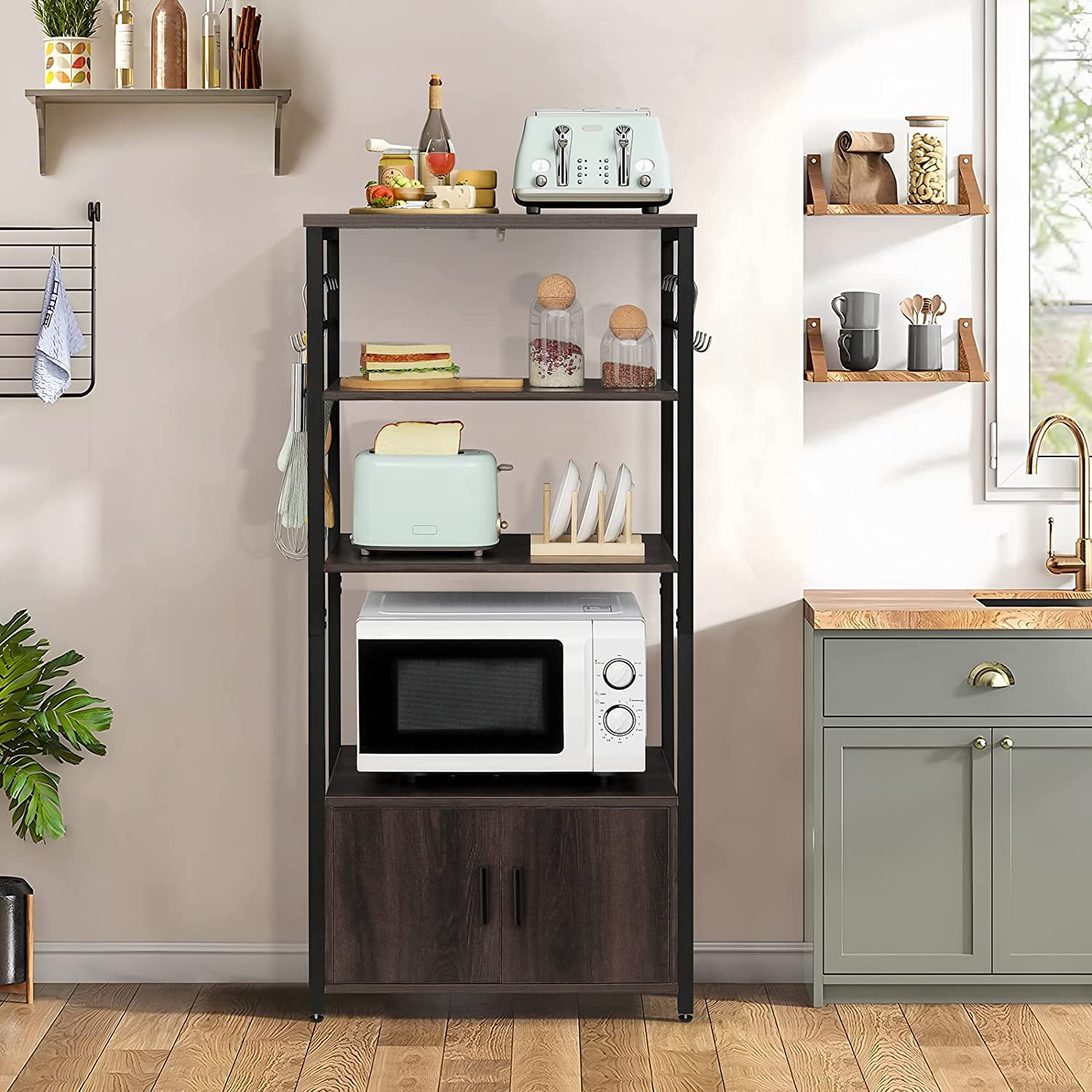 Iwell kitchen bakers rack discount