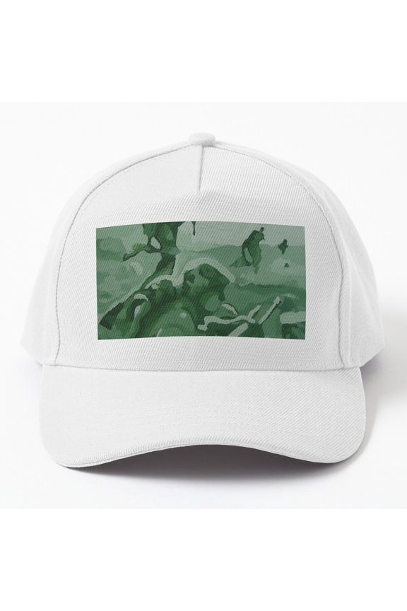 Iwo Jima 02 Baseball Cap, Numbered Historic Military Memorial Graphic Design, Classic Hat
