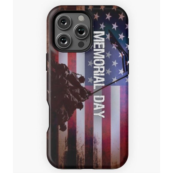 Iwo Jima Memorial Day Tribute Phone Case for iPhone 16 15 14 13 12 11 Pro Max