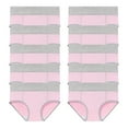thumbnail image 1 of Ixbnca 10 Pack Cotton Briefs for Women High Waisted Comfy Stretch Underwear Full Coverage Ladies Panties, 1 of 3