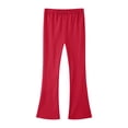 thumbnail image 1 of Ixbnca Bootcut Leggings for Girls Lightweight Yoga Workout Flared Pants Stretchy Elastic High Waist Dance Trousers, 1 of 5