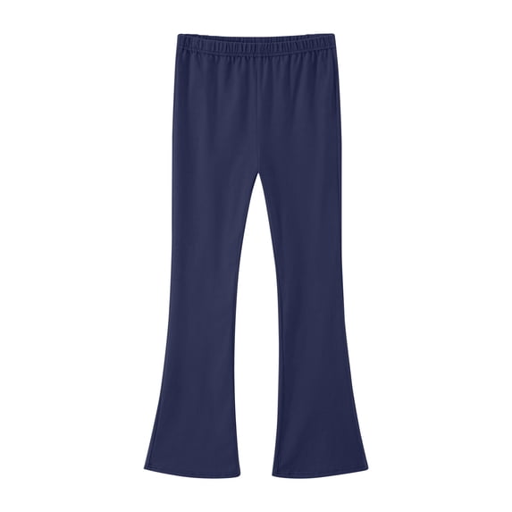 Ixbnca Bootcut Leggings for Girls Lightweight Yoga Workout Flared Pants Stretchy Elastic High Waist Dance Trousers