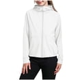 thumbnail image 1 of Ixbnca Children's Hooded Jackets Thin Full Zipper Solid Color Tops Casual Long Sleeve Outerwear with Pockets, 1 of 6