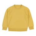 thumbnail image 1 of Ixbnca Cotton Sweaters for Boys Girls Casual Long Sleeve Solid Color Tops Basic Round Neck Pullover Sweaters, 1 of 2