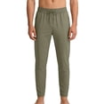 thumbnail image 1 of Ixbnca Men's Athletic Pants with Zipper Pockets Elastic Waist Drawstring Lightweight Running Joggers, 1 of 6