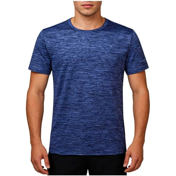 Ixbnca Men's Workout Shirts Short Sleeve Quick Dry T Shirts Activewear Athletic Workout Running Tees